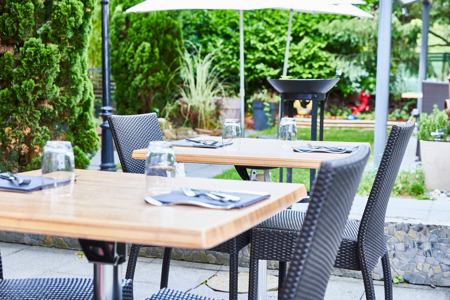 restaurant le Bellevue Soultz terrasse